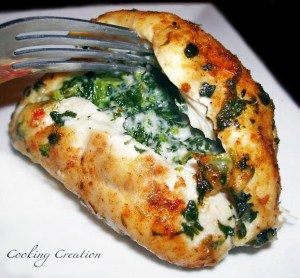 Cajun Chicken Stuffed with Pepper Jack Cheese & Spinachddd
